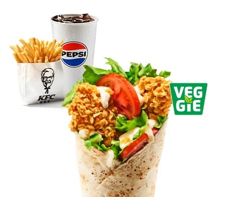 Crispy Veggie Twister Menü