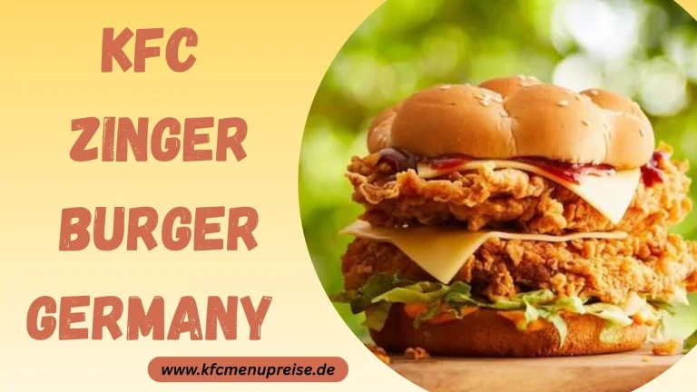 Kfc Zinger Burger Germany